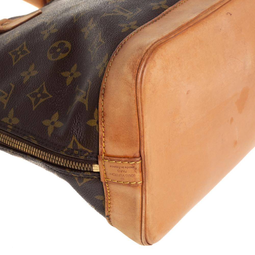 Louis Vuitton Monogram Canvas and Leather Alma PM Bag 6