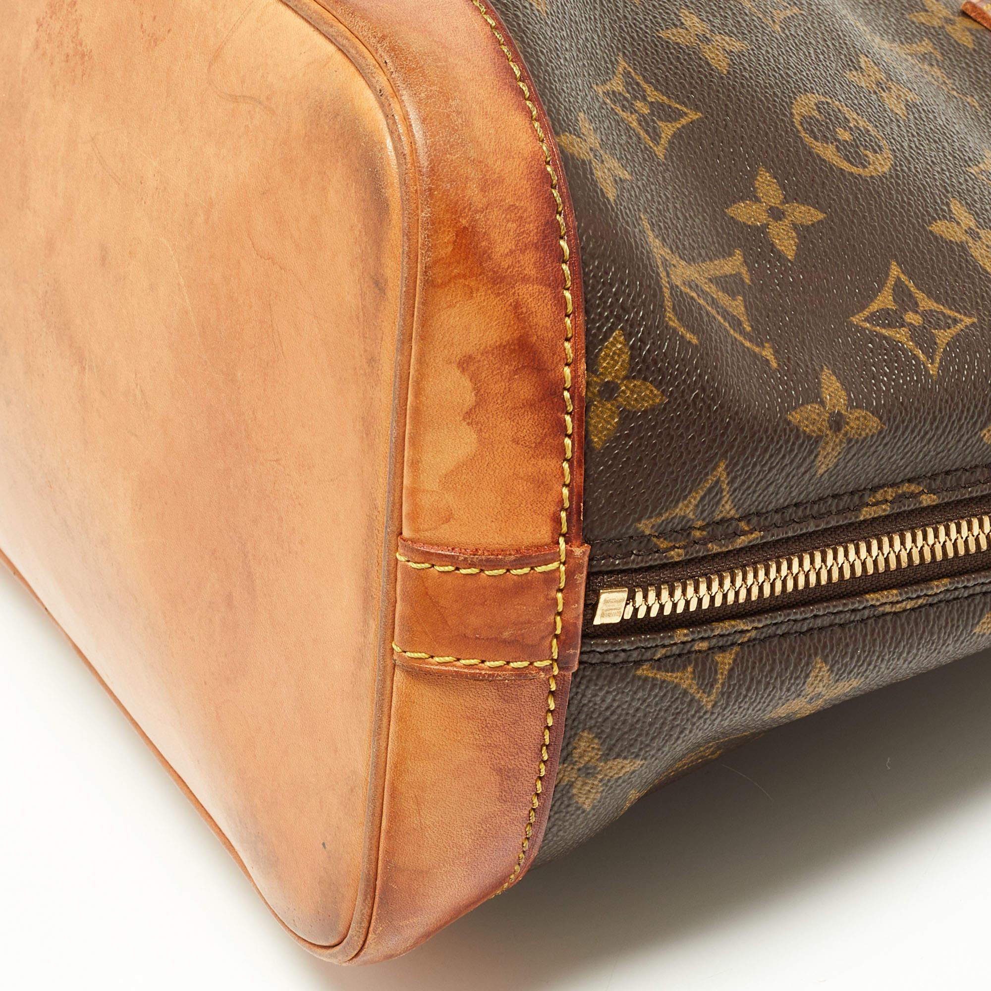 Louis Vuitton Monogram Canvas and Leather Alma PM Bag 7
