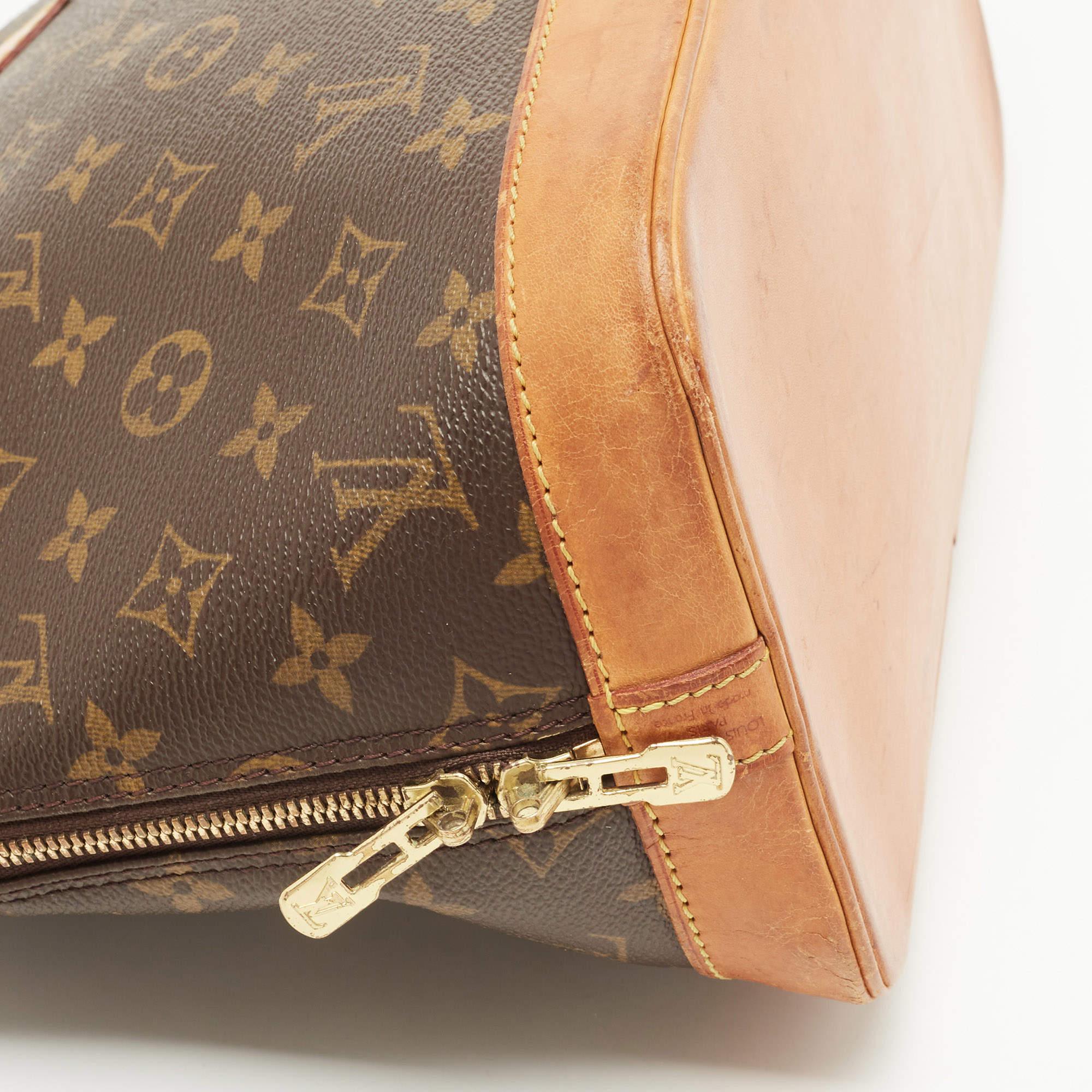 Louis Vuitton Monogram Canvas and Leather Alma PM Bag For Sale 9