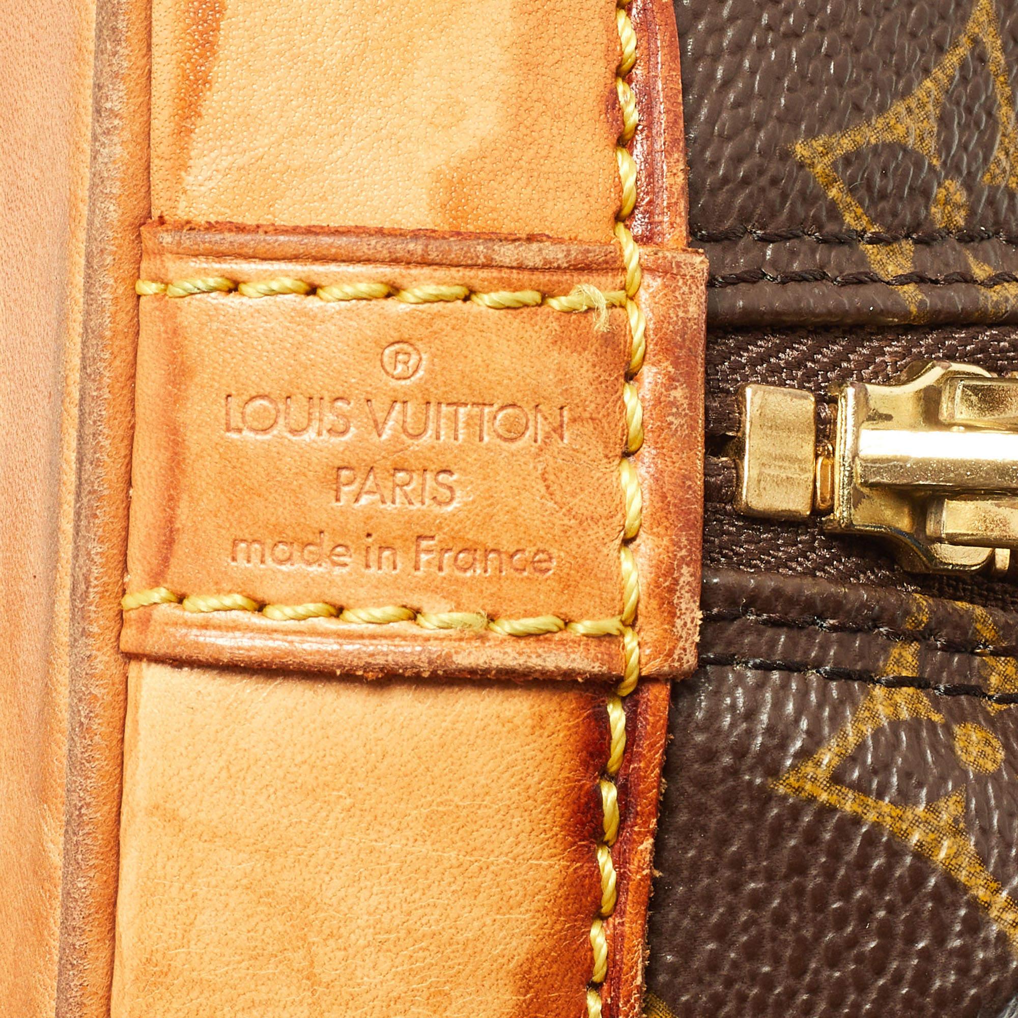 Louis Vuitton Monogram Canvas and Leather Alma PM Bag 10
