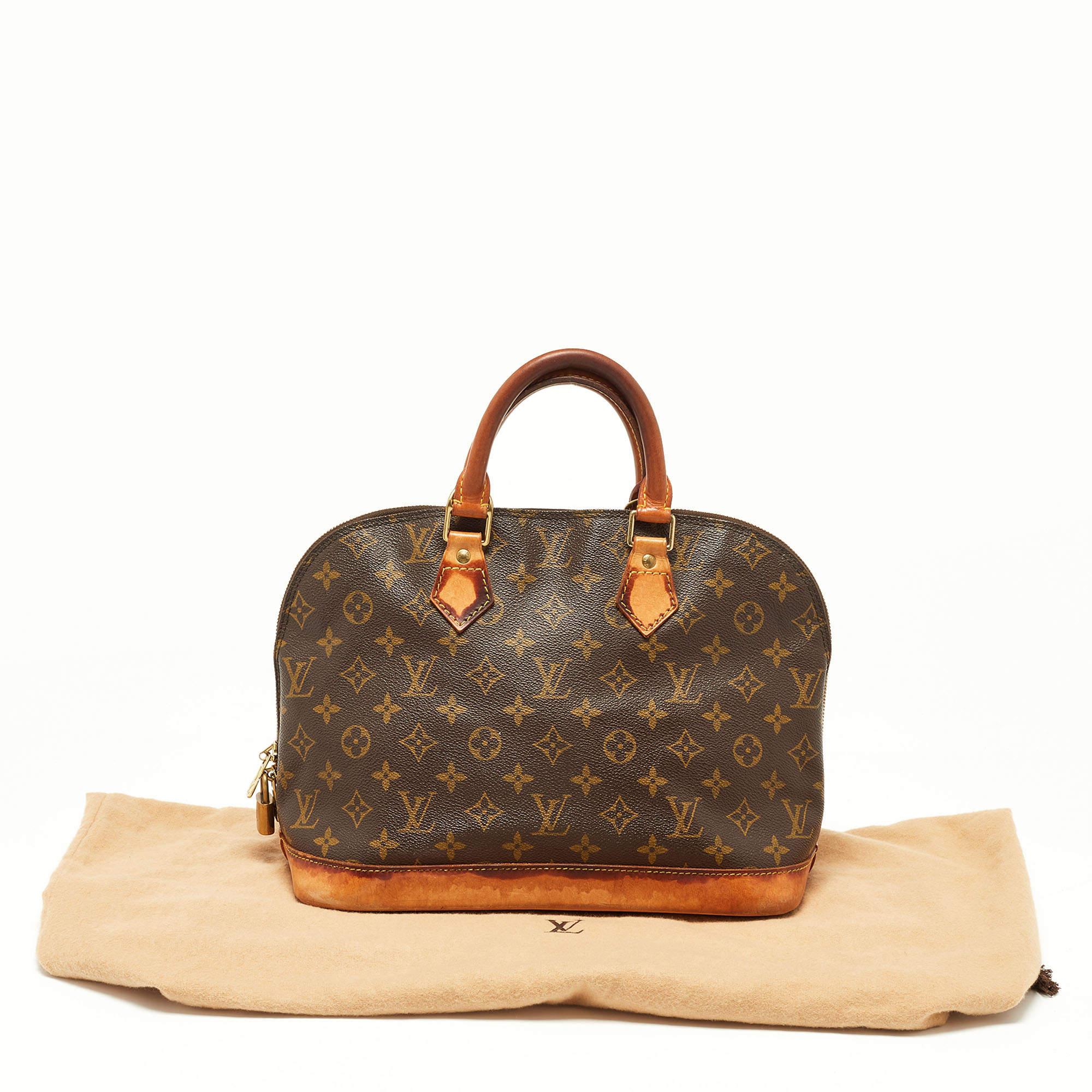 Louis Vuitton Monogram Canvas and Leather Alma PM Bag 14