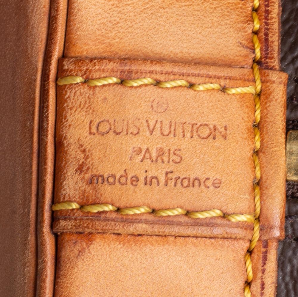 Louis Vuitton Monogram Canvas and Leather Alma PM Bag 1