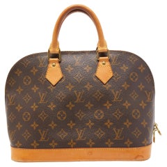 Louis Vuitton Monogram Canvas and Leather Alma PM Bag