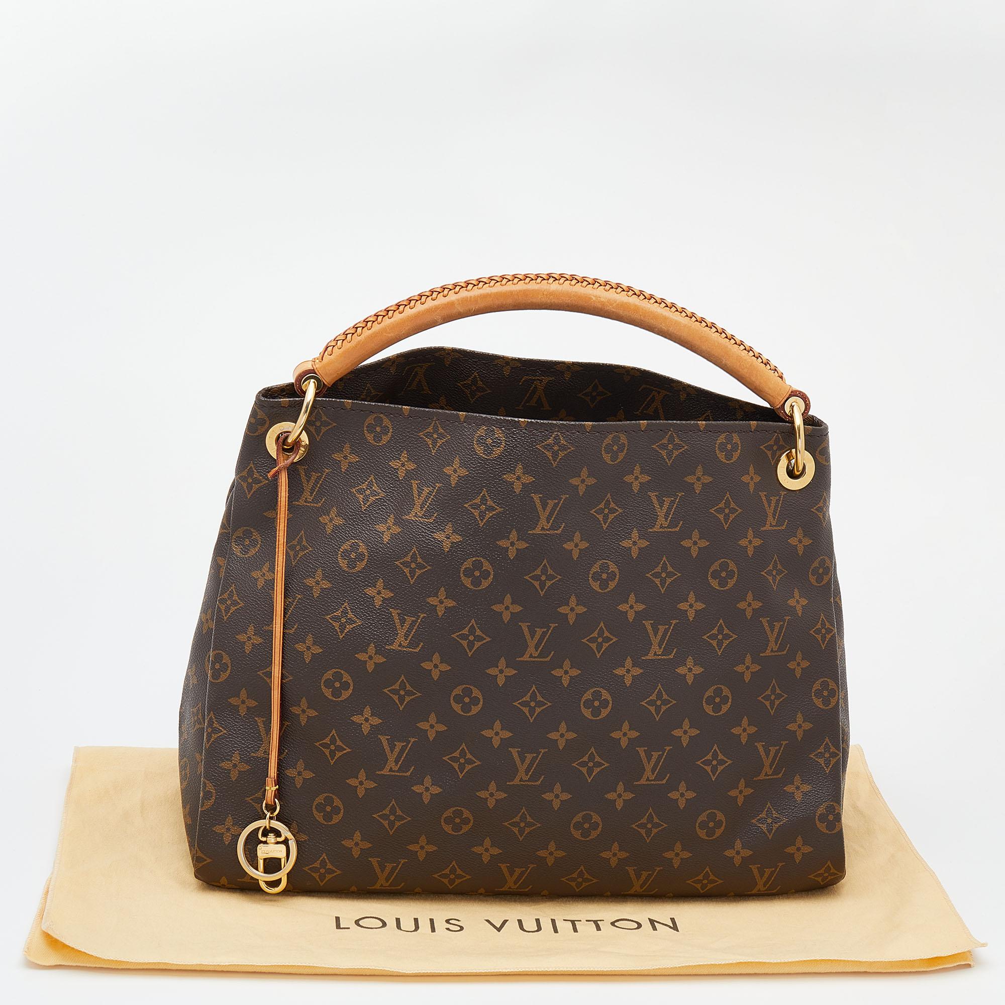 Louis Vuitton Monogram Canvas and Leather Artsy MM Bag 7