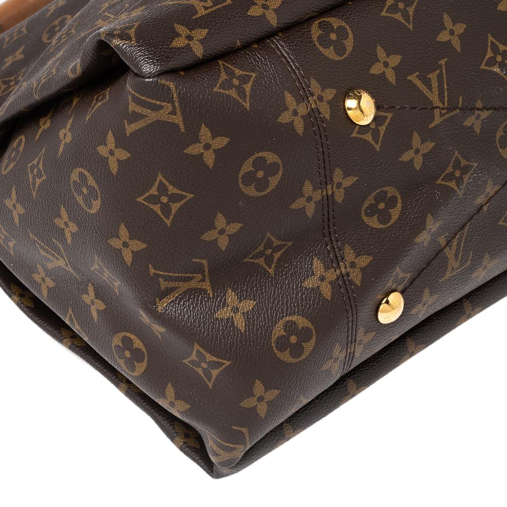 Black Louis Vuitton Monogram Canvas and Leather Artsy MM Bag