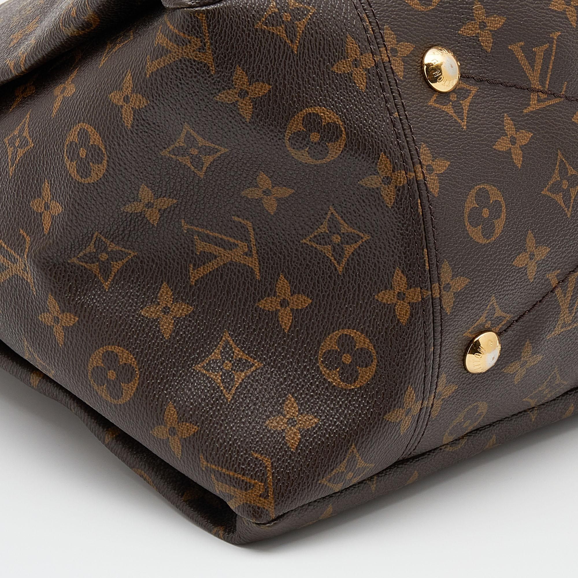 Louis Vuitton Monogram Canvas and Leather Artsy MM Bag 2