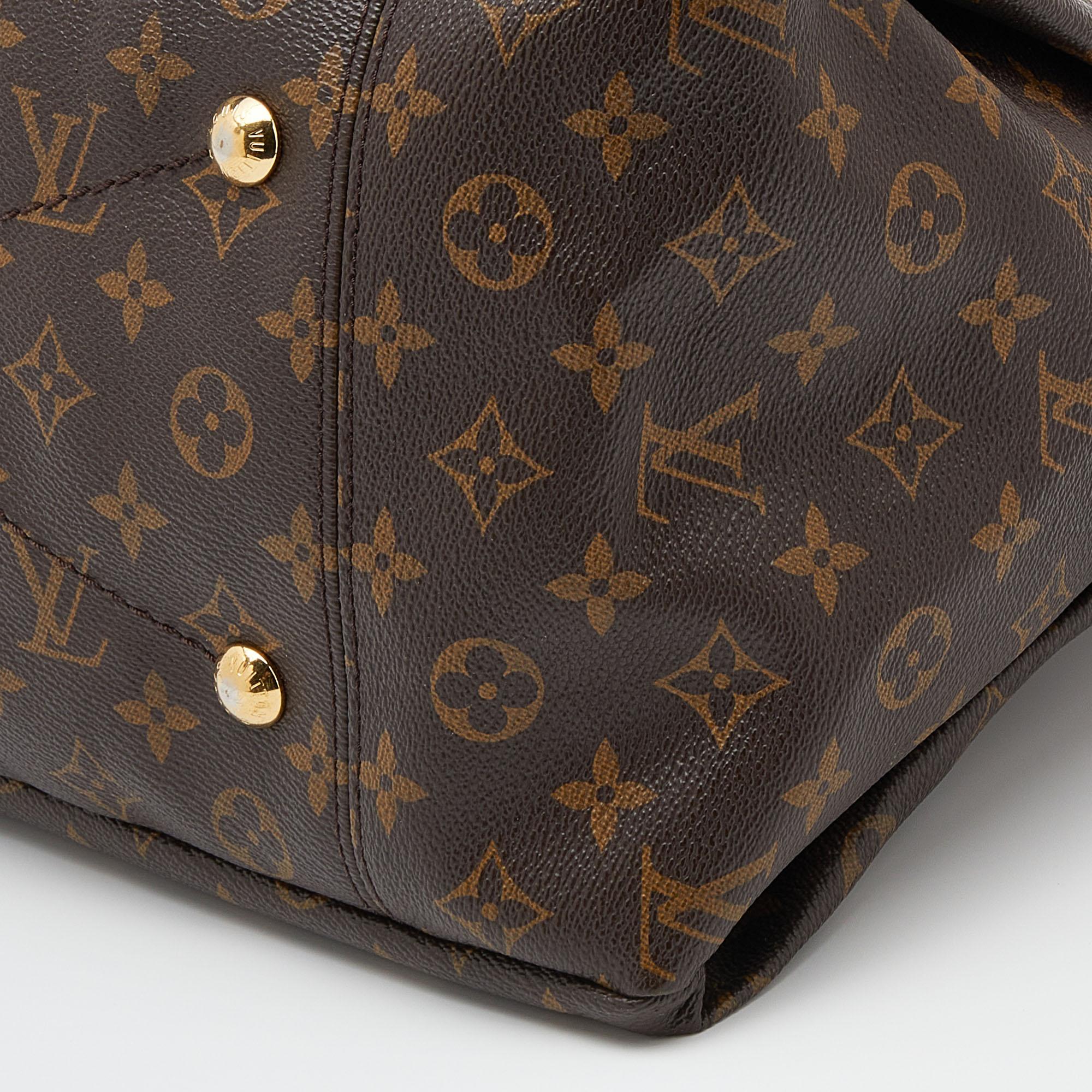 Louis Vuitton Monogram Canvas and Leather Artsy MM Bag 4