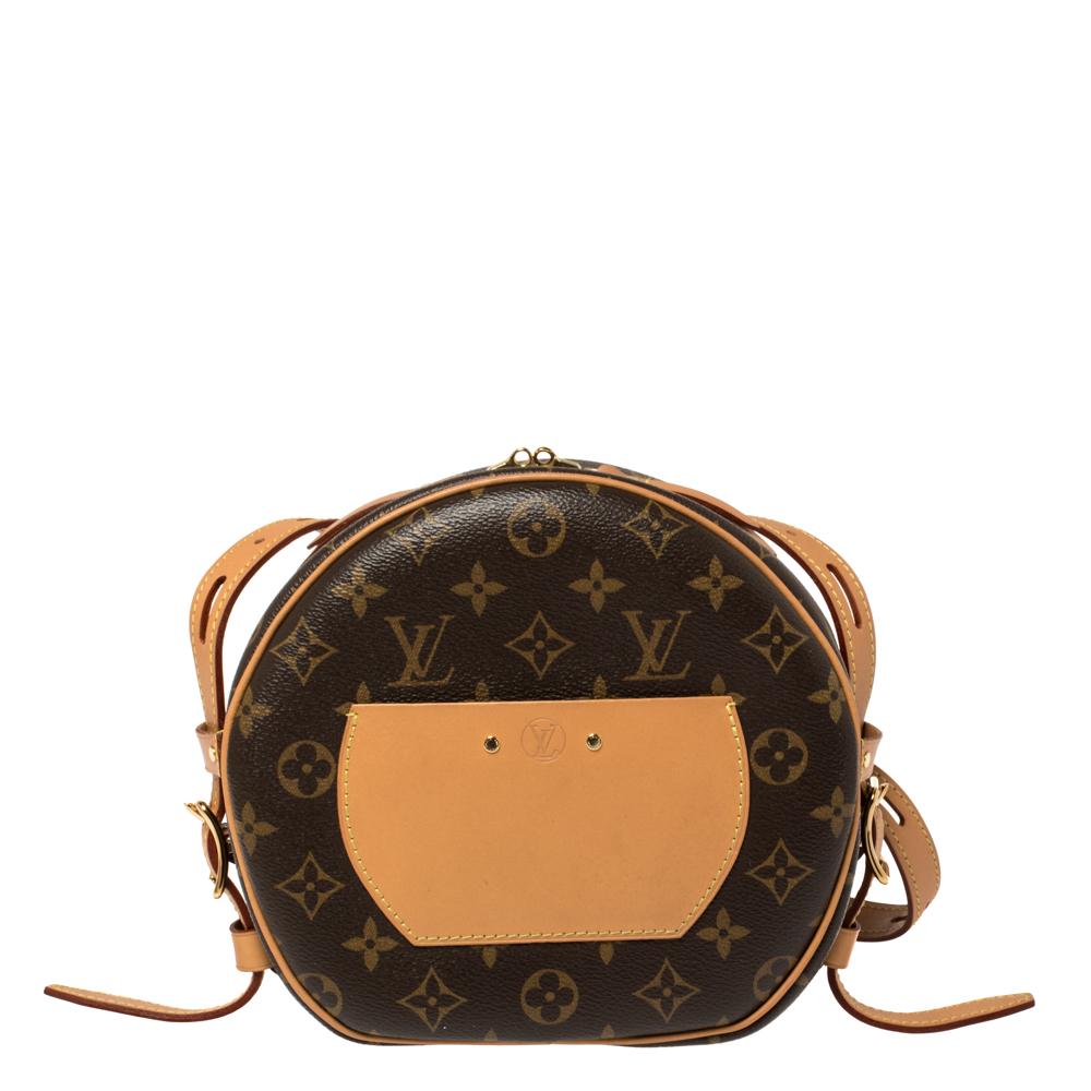 Black Louis Vuitton Monogram Canvas and Leather Boite Chapeau Souple Bag