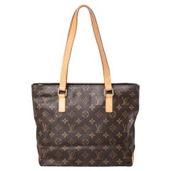 Louis Vuitton Monogram Canvas und Leder Cabas Piano Tote