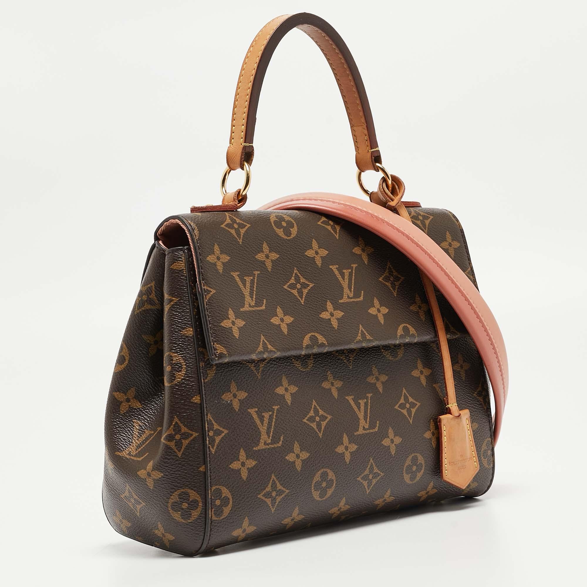 Women's Louis Vuitton Monogram Canvas and Leather Cluny BB Bag