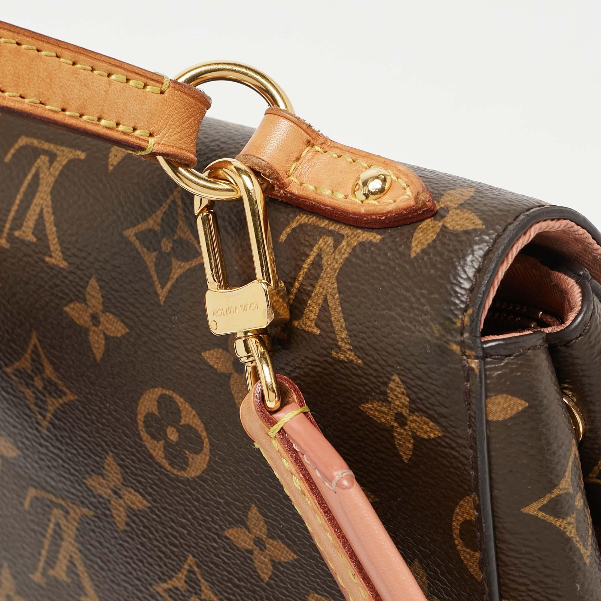 Louis Vuitton Monogram Canvas and Leather Cluny BB Bag 5