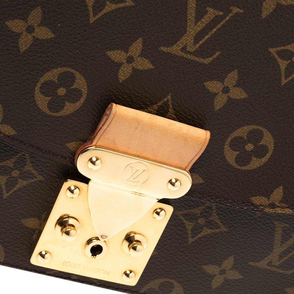 Louis Vuitton Monogram Canvas and Leather Eden PM Bag 4