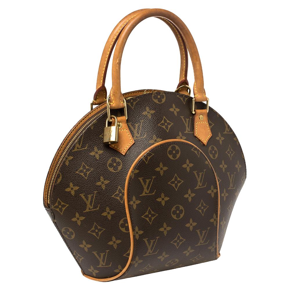 Louis Vuitton Monogram Canvas and Leather Ellipse PM Bag In Fair Condition In Dubai, Al Qouz 2