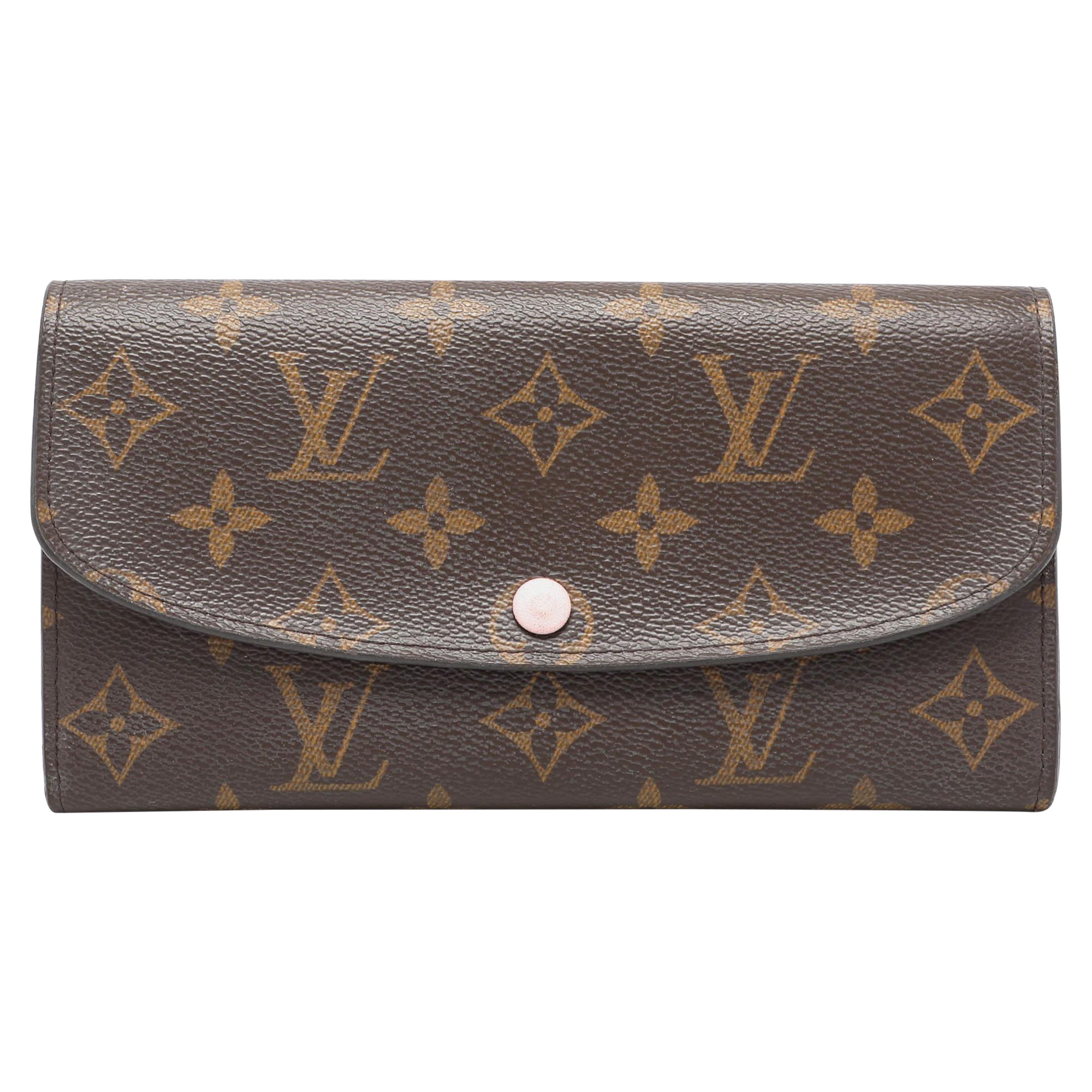 Louis Vuitton Monogram Canvas and Leather Emilie Continental Wallet