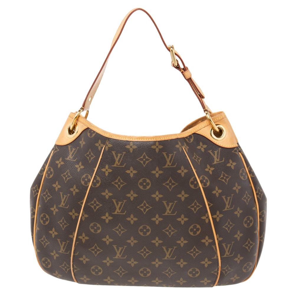 Louis Vuitton Monogram Canvas and Leather Galliera PM Bag 3