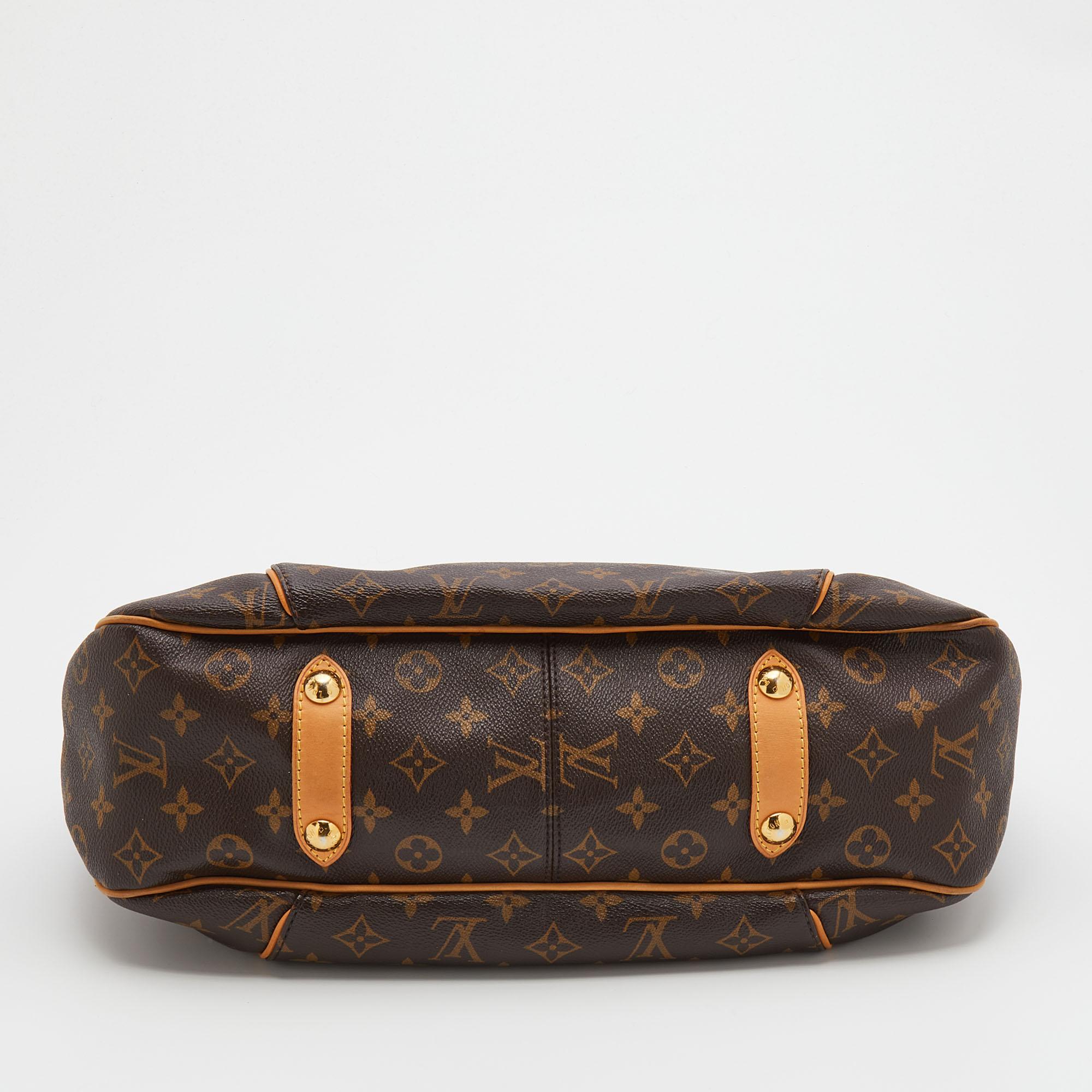 Louis Vuitton Monogram Canvas and Leather Galliera PM Bag 7