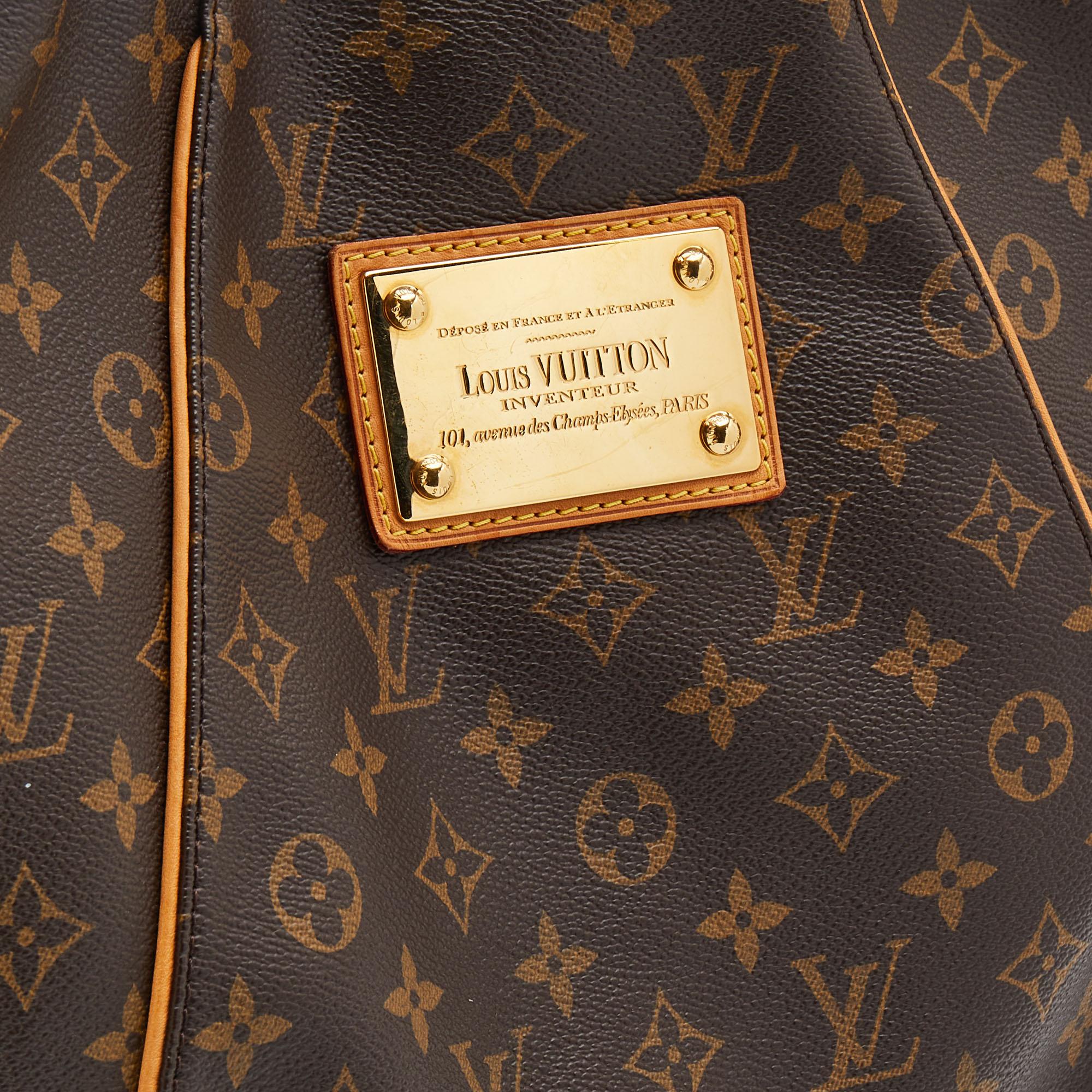 Louis Vuitton Monogram Canvas and Leather Galliera PM Bag 3