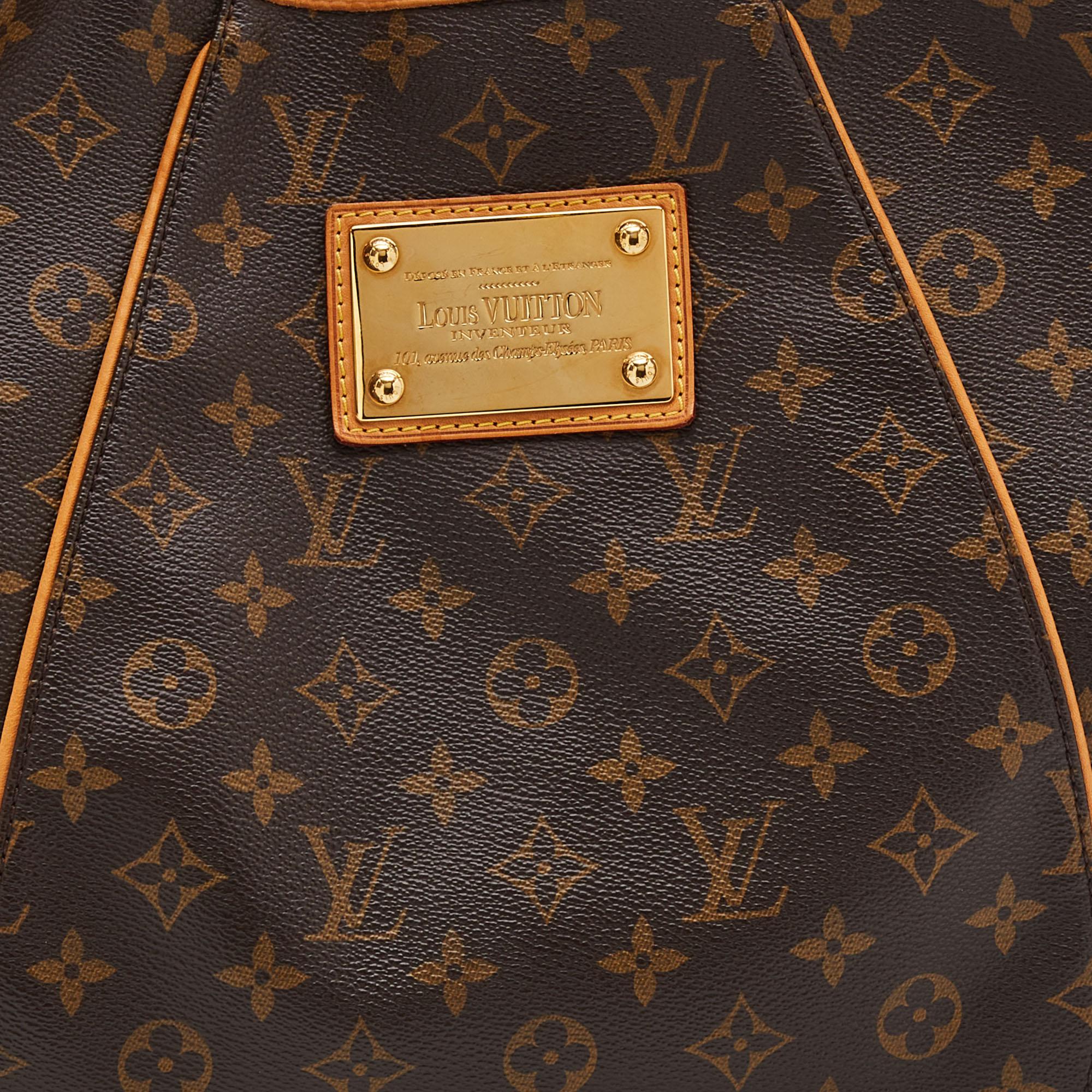 Louis Vuitton Monogram Canvas and Leather Galliera PM Bag 4