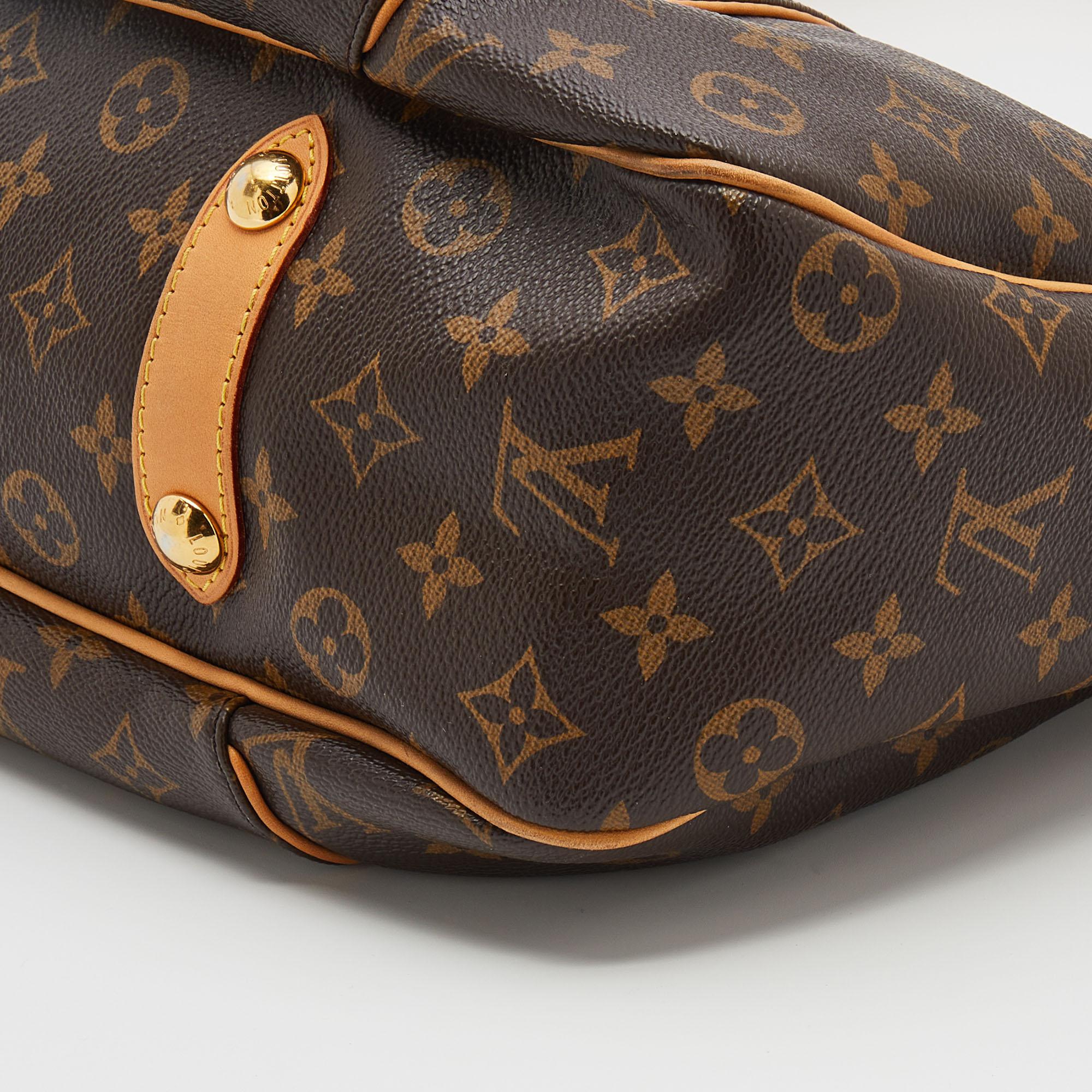 Louis Vuitton Monogram Canvas and Leather Galliera PM Bag 5