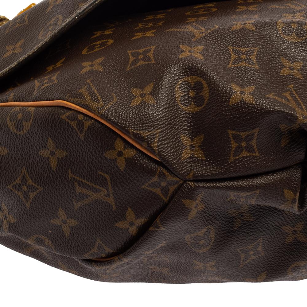 Louis Vuitton Monogram Canvas and Leather Limited Edition Kalahari GM Bag 2