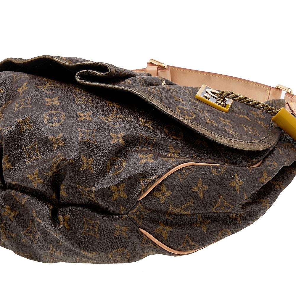 Louis Vuitton Monogram Canvas and Leather Limited Edition Kalahari GM Bag In Good Condition In Dubai, Al Qouz 2
