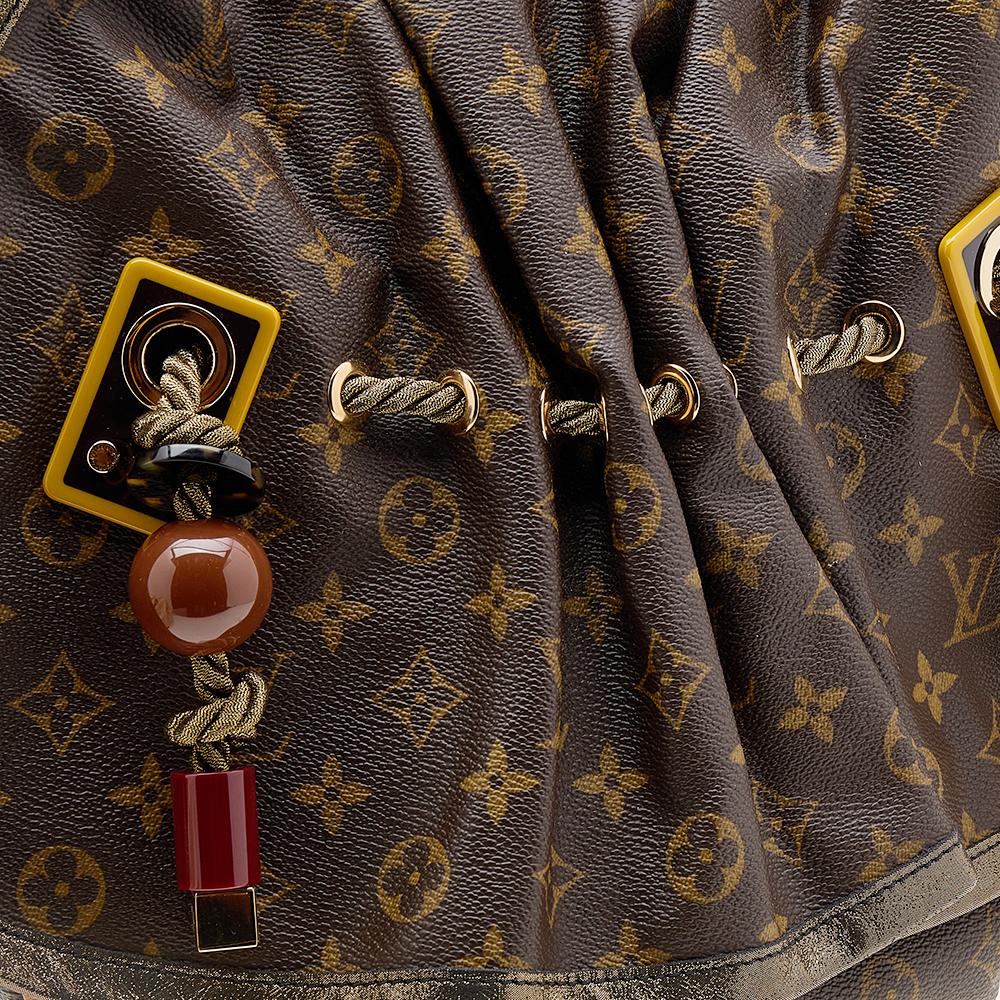 Women's Louis Vuitton Monogram Canvas and Leather Limited Edition Kalahari GM Bag