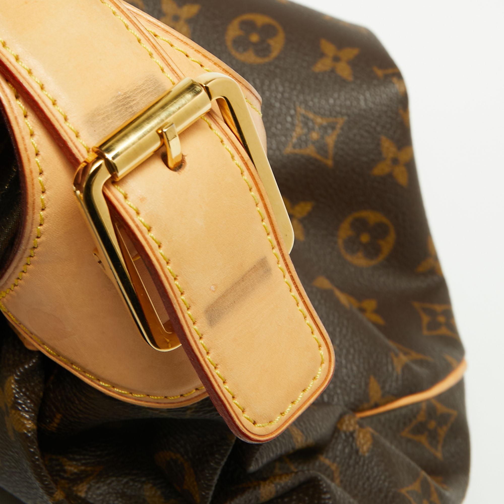 Louis Vuitton Monogram Canvas and Leather Limited Edition Kalahari GM Bag 1