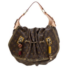 Louis Vuitton Monogram Canvas and Leather Limited Edition Kalahari GM Bag