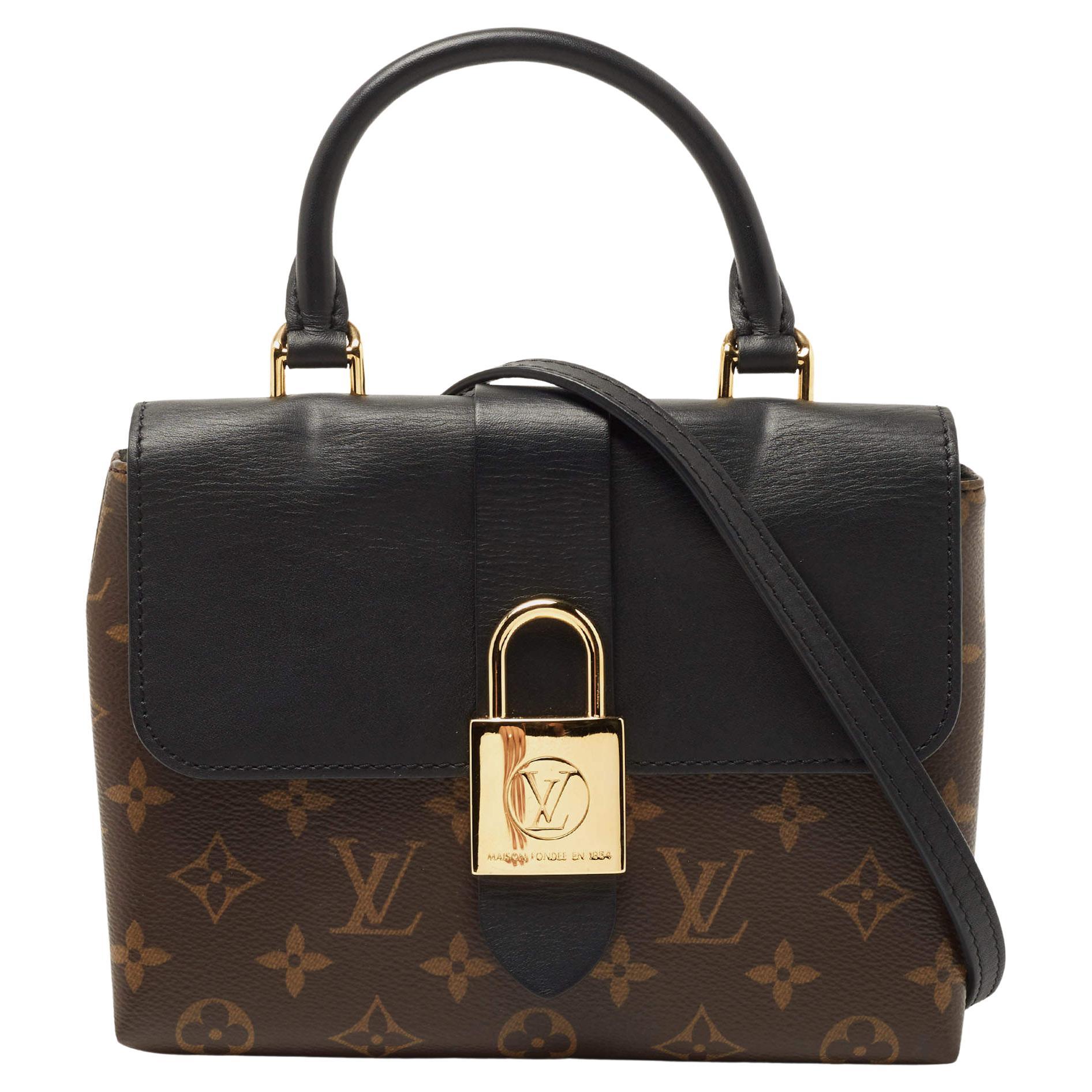Louis Vuitton Monogram Canvas and Leather Locky BB Bag For Sale