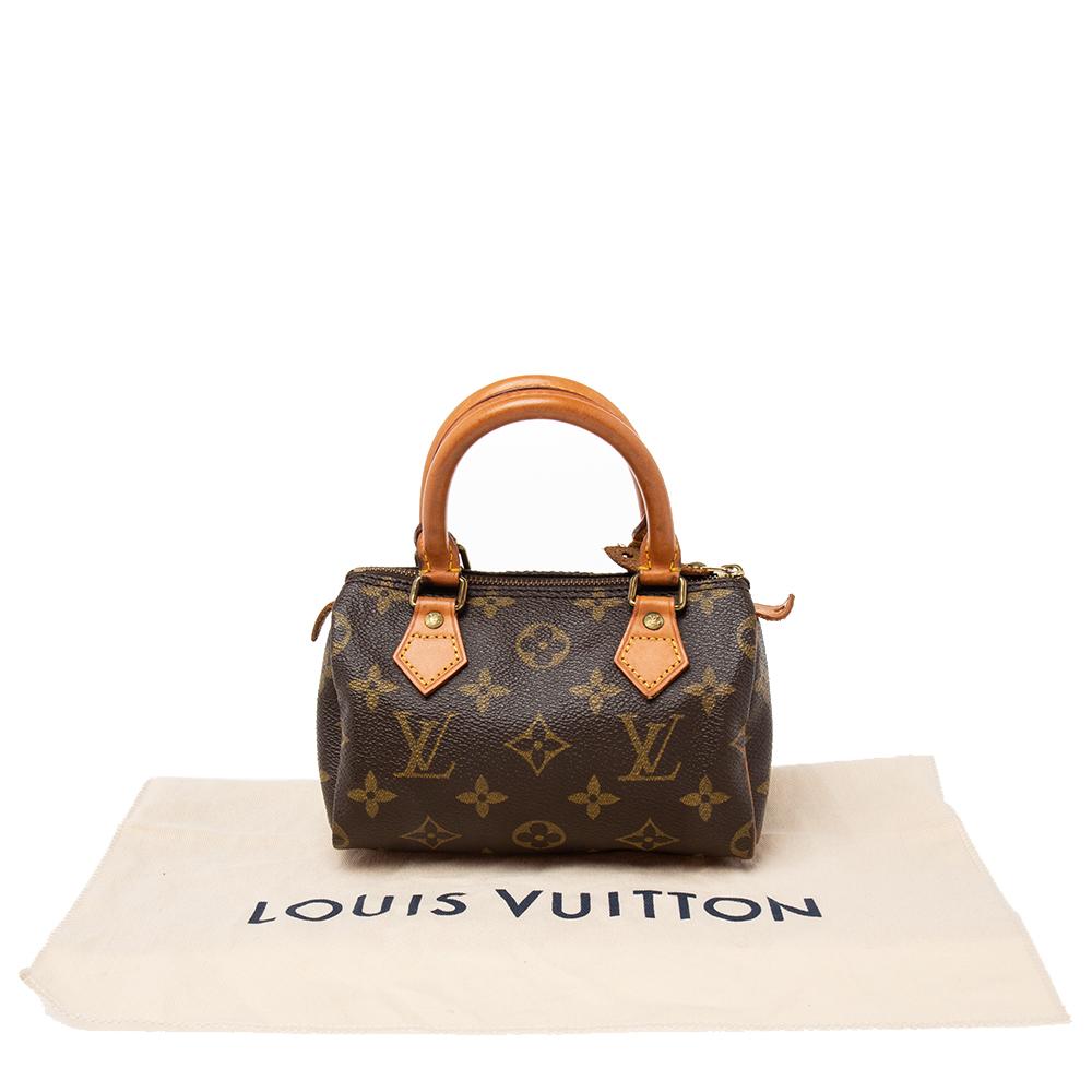 Louis Vuitton Monogram Canvas and Leather Mini HL Speedy Bag 4