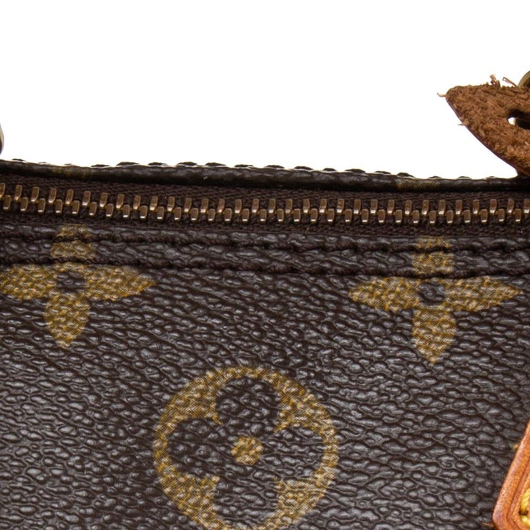 Louis Vuitton Monogram Canvas and Leather Mini HL Speedy Bag at 1stDibs
