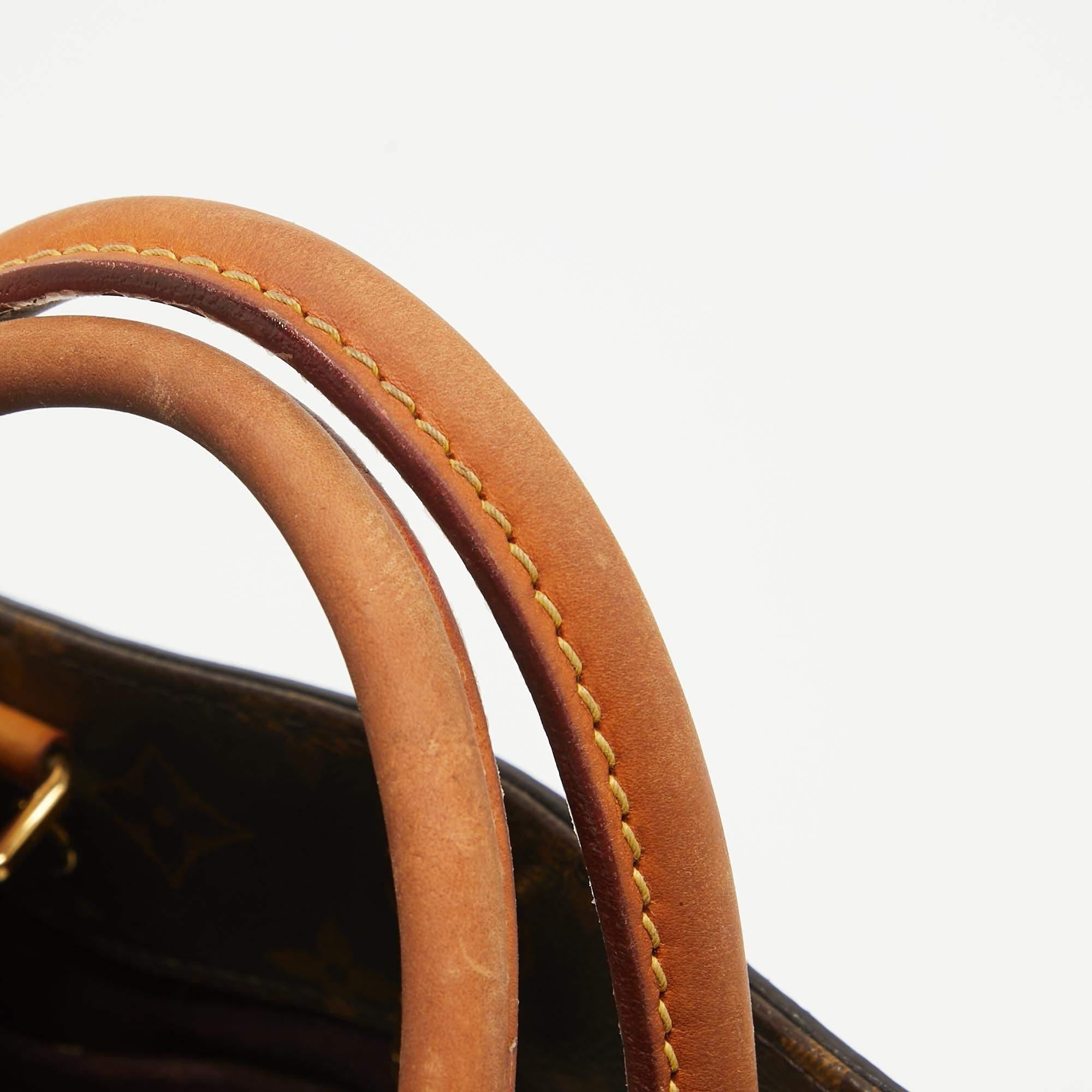 Louis Vuitton Monogram Canvas and Leather Montaigne BB Bag 3