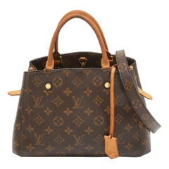 Louis Vuitton Monogram Canvas and Leather Montaigne BB Bag