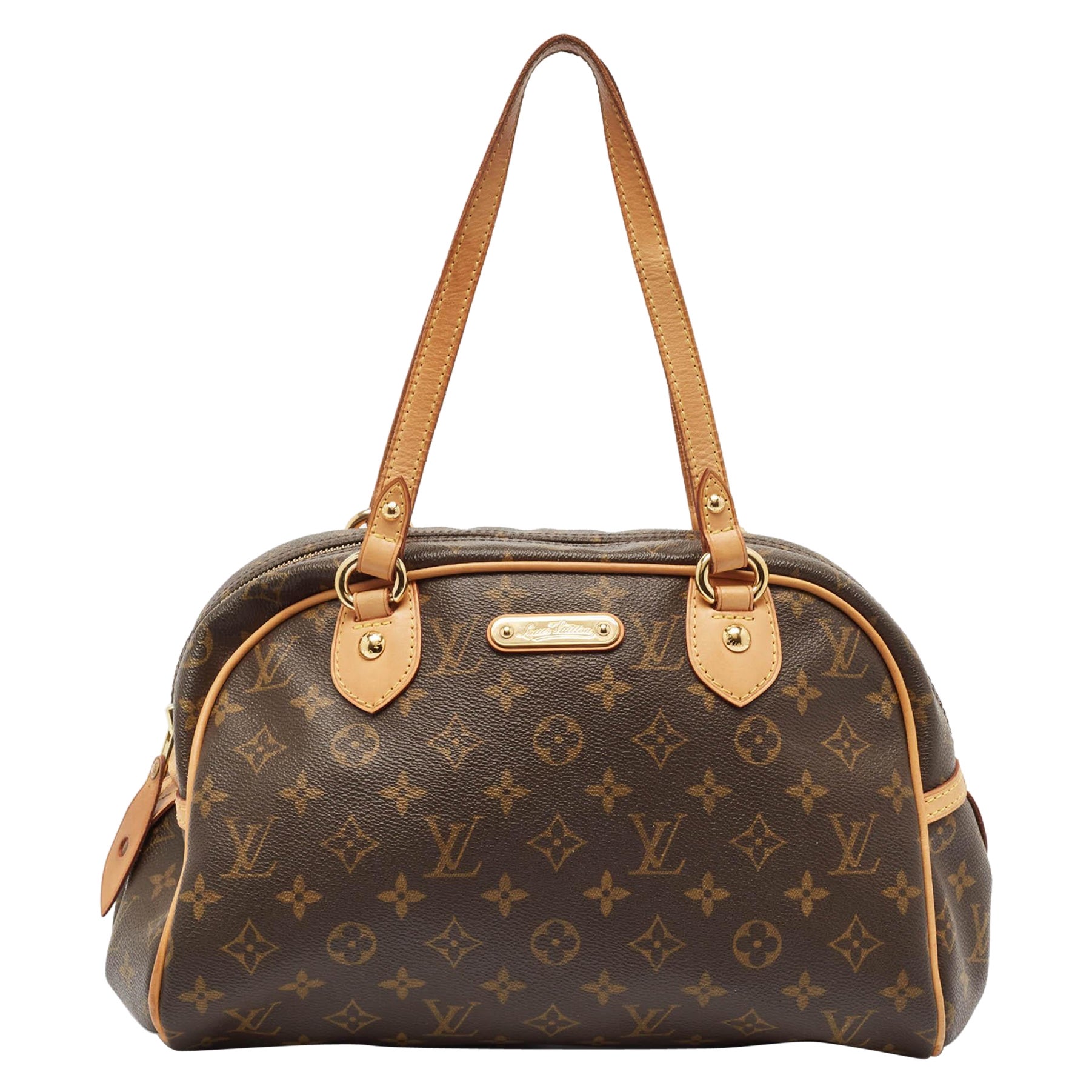 Louis Vuitton Monogram Canvas and Leather Montorgueil PM Bag