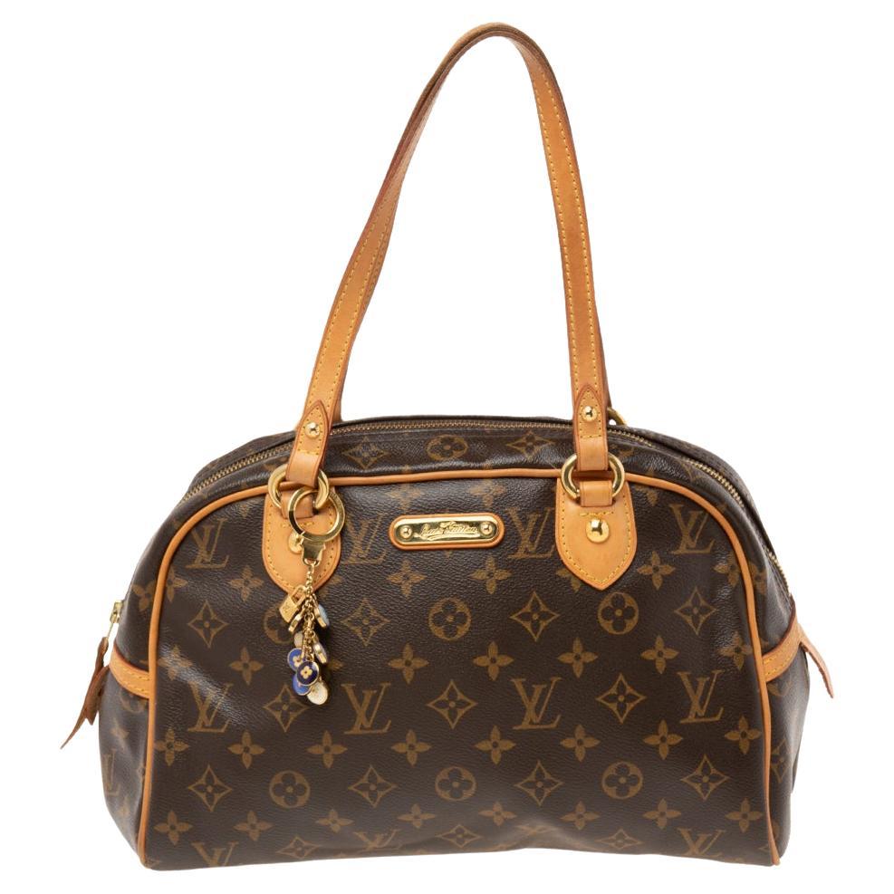 Louis Vuitton Monogram Canvas and Leather Montorgueil PM Bag