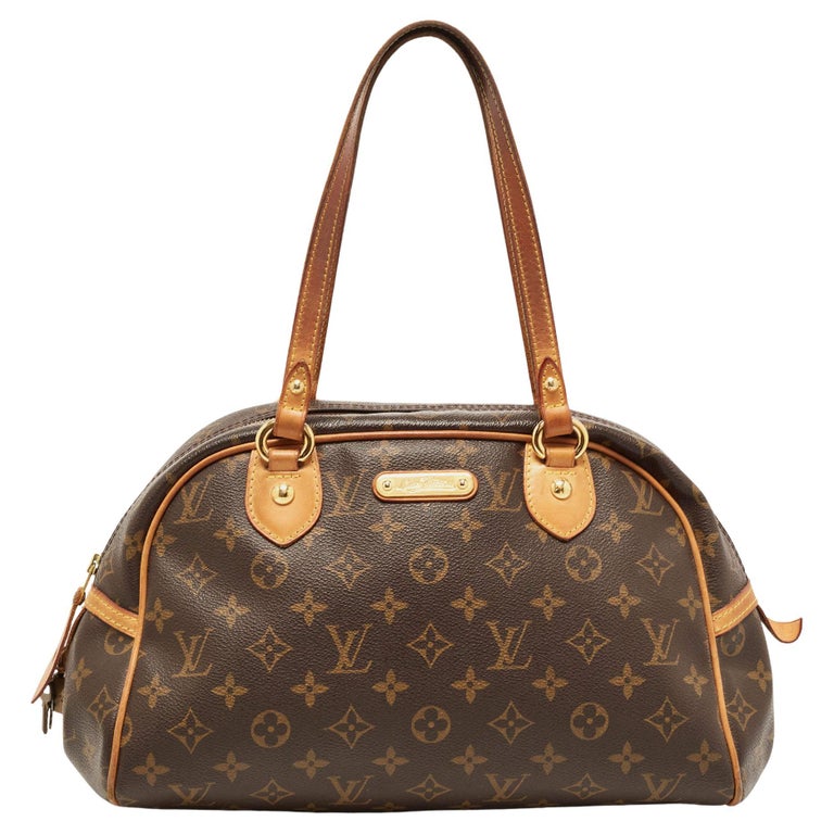 Louis Vuitton Monogram Canvas and Leather Montorgueil PM Bag at 1stDibs