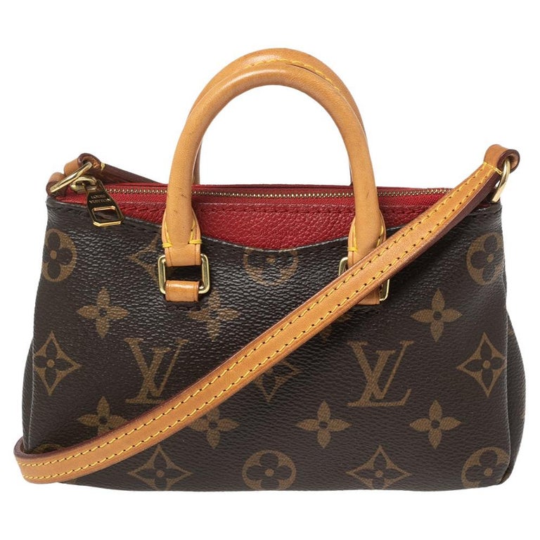 Louis Vuitton Monogram Nano Pallas Bag - Brown Satchels, Handbags