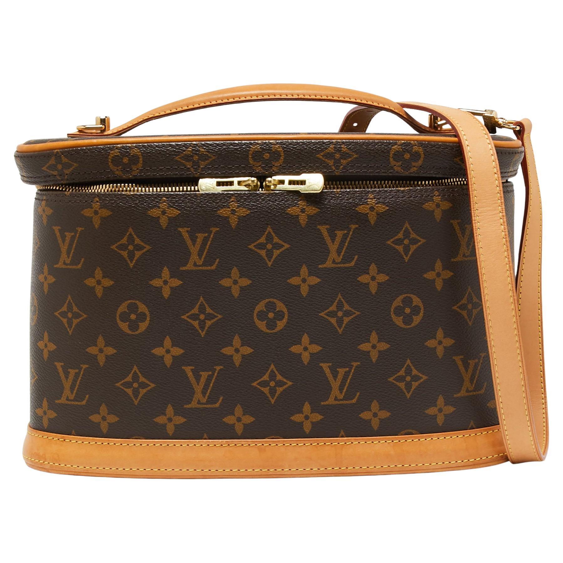 Louis Vuitton Monogram Canvas and Leather Nice Vanity Bag at 1stDibs
