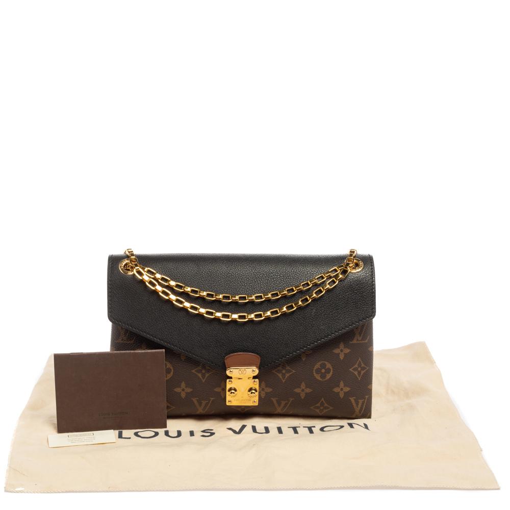 Louis Vuitton Monogram Canvas And Leather Pallas Chain Bag 1
