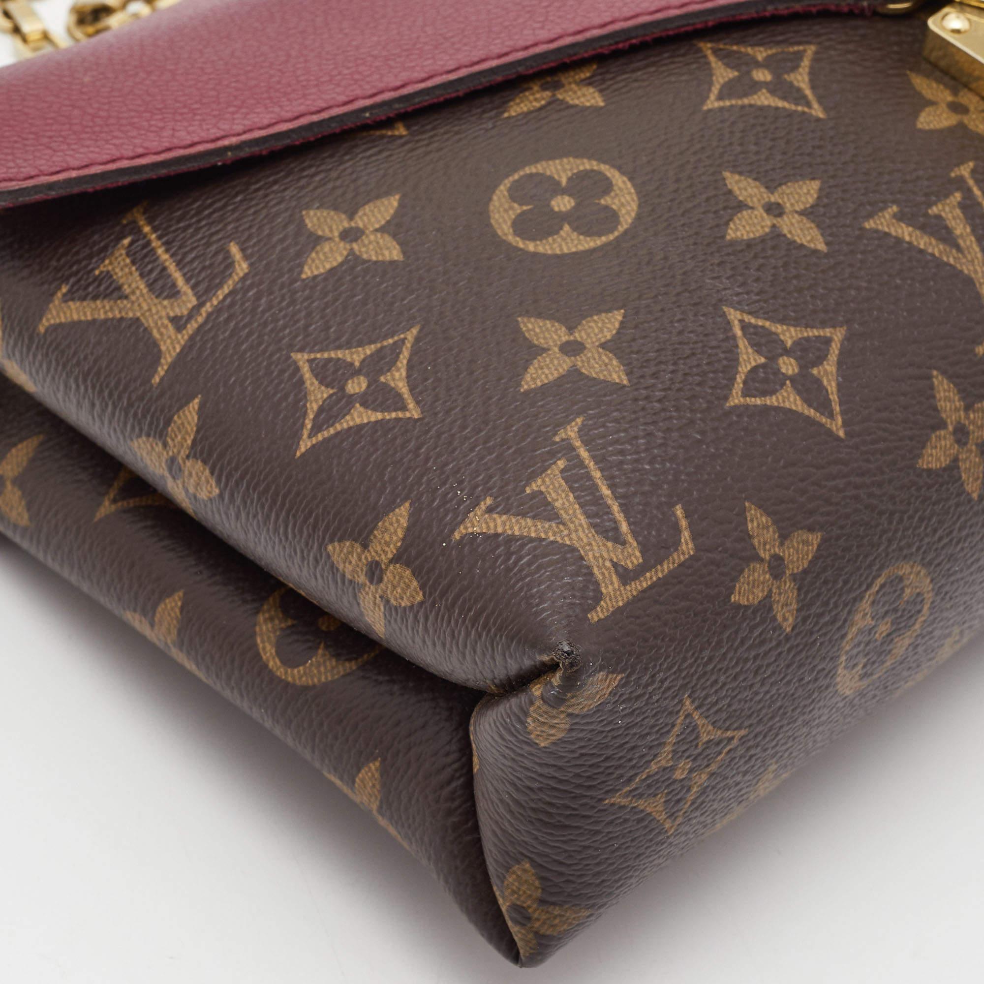 Louis Vuitton Monogram Canvas and Leather Pallas Chain Bag 2