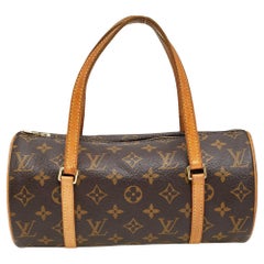 Louis Vuitton Papillon 30 Monogram Canvas Hand Bag + Pouch For Sale at  1stDibs