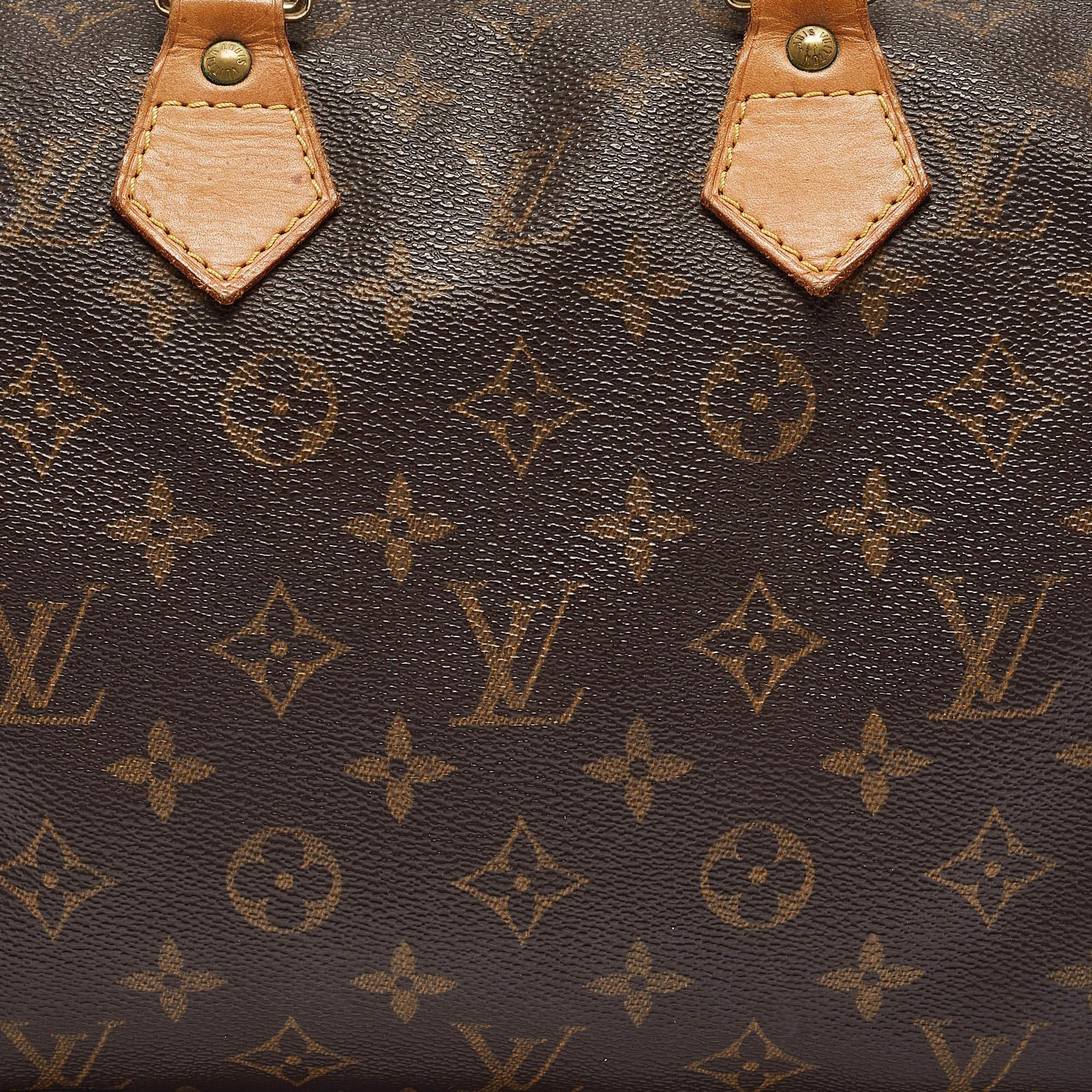 De las mujeres Bolso Louis Vuitton Speedy 25 de lona y piel con monograma