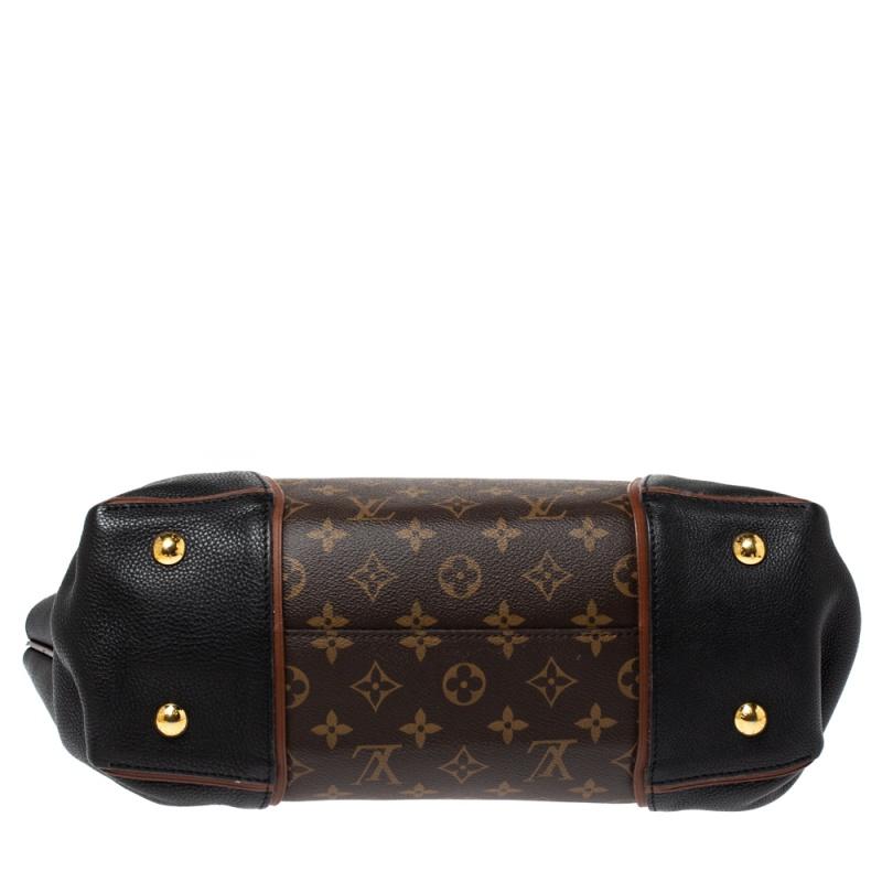 Louis Vuitton Monogram Canvas and Orfevre Leather W PM Bag For Sale 7