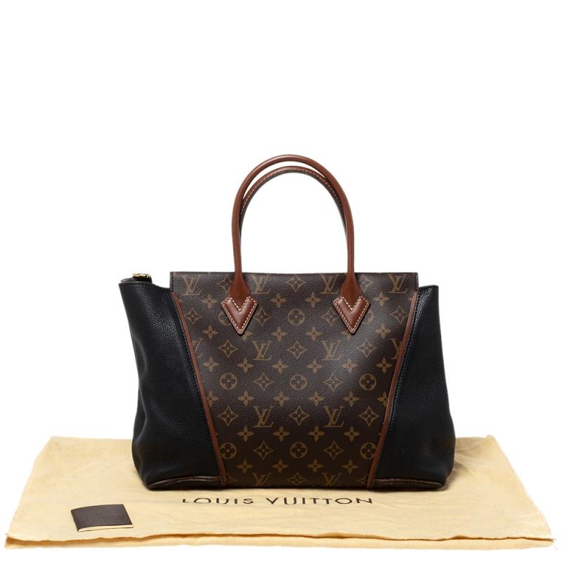 Louis Vuitton Monogram Canvas and Orfevre Leather W PM Bag For Sale 8