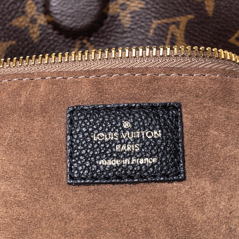 Louis Vuitton Monogram Canvas and Orfevre Leather W PM Bag For Sale 2