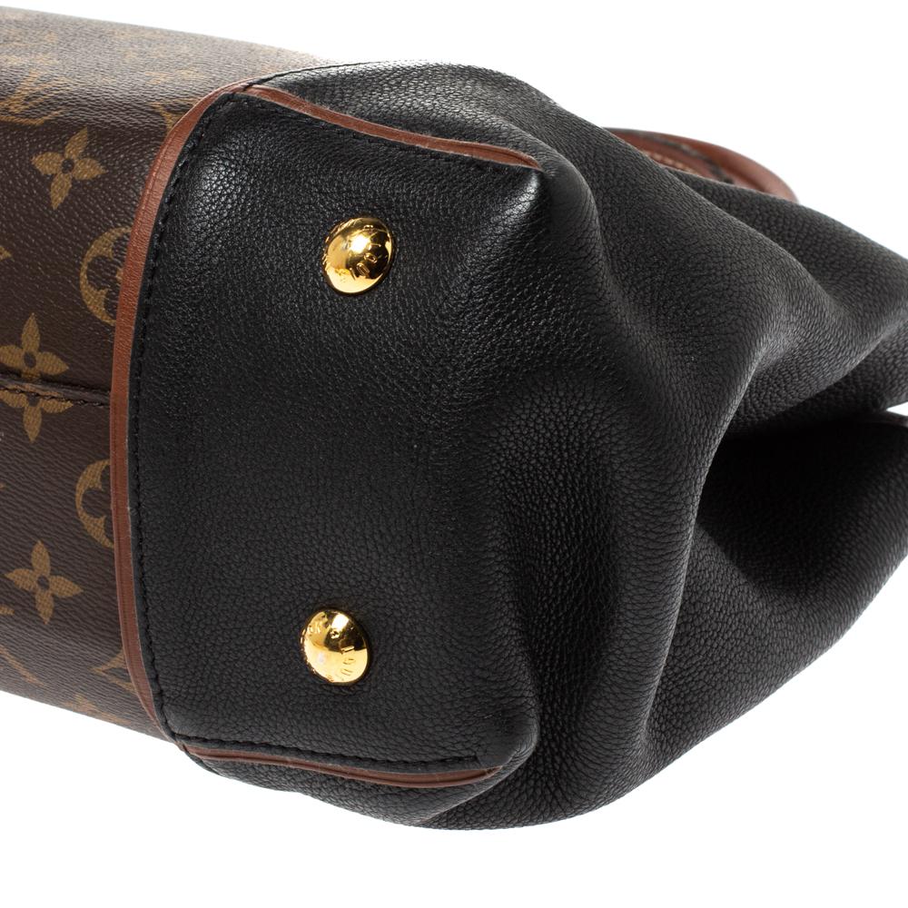 Louis Vuitton Monogram Canvas and Orfevre Leather W PM Bag For Sale 3