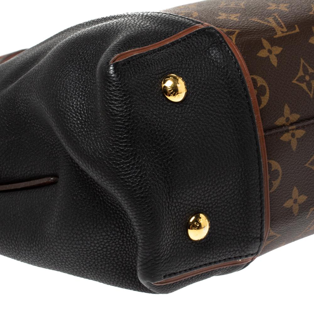 Louis Vuitton Monogram Canvas and Orfevre Leather W PM Bag For Sale 4