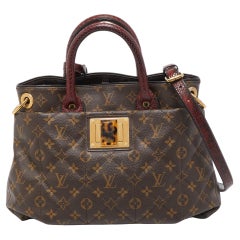 Louis Vuitton - Sac Etoile Exotique MM en toile et python, édition limitée