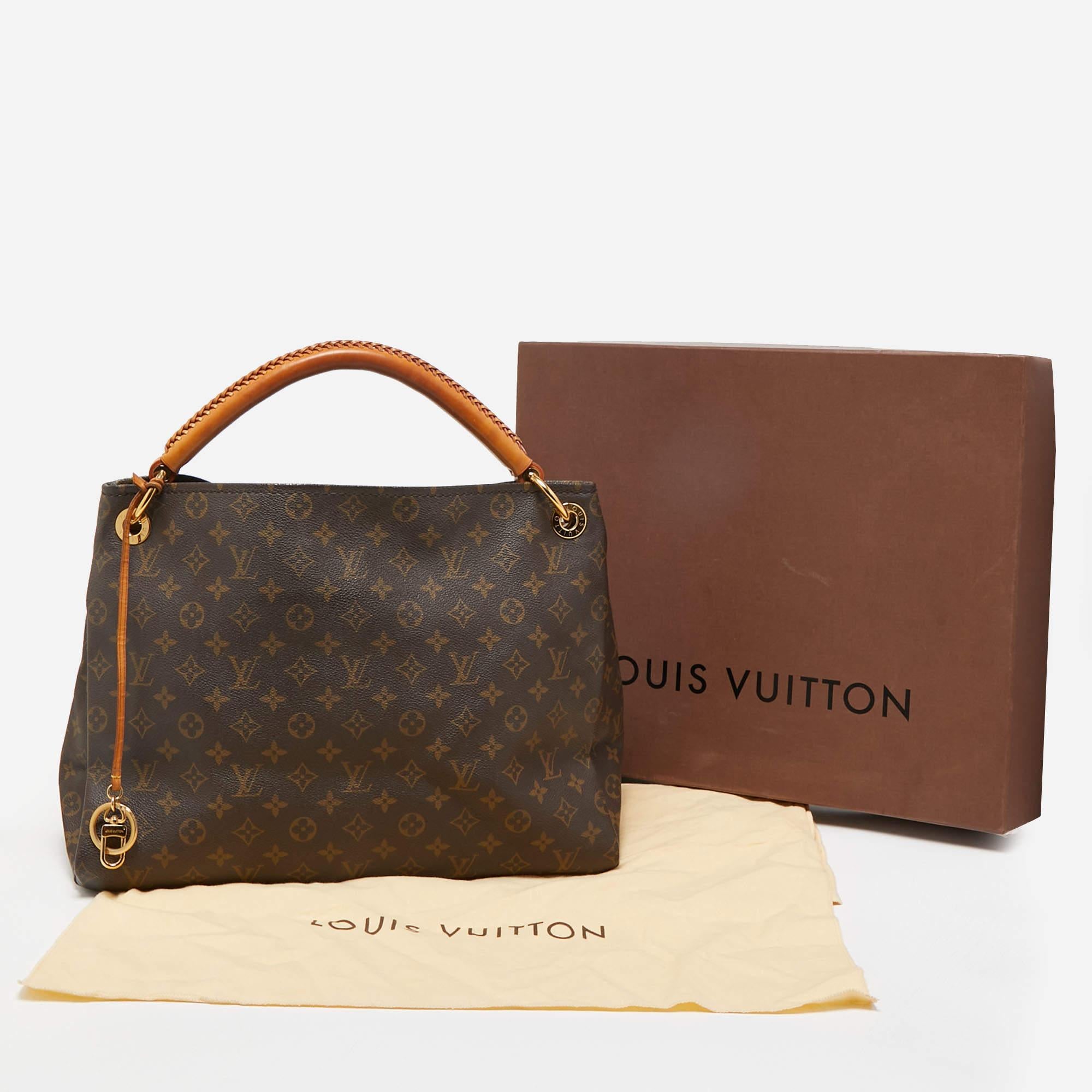 Louis Vuitton - Sac Artsy MM en toile avec monogramme en vente 8