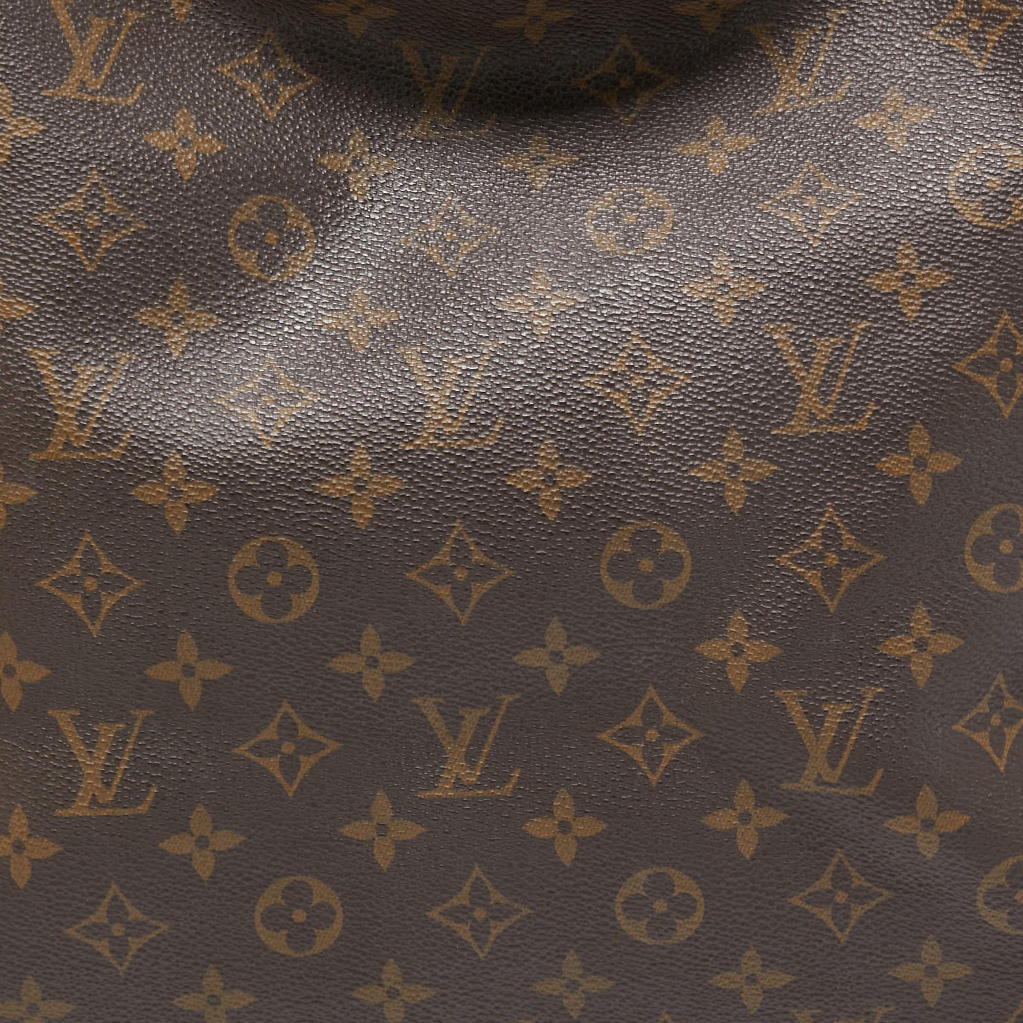 Louis Vuitton Monogrammierte Artsy MM-Tasche aus Segeltuch (Schwarz) im Angebot